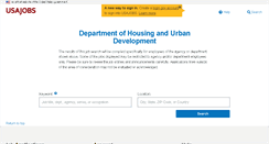 Desktop Screenshot of hud.usajobs.gov