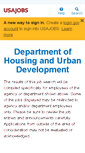 Mobile Screenshot of hud.usajobs.gov