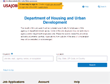 Tablet Screenshot of hud.usajobs.gov